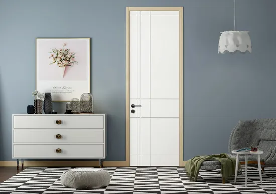 프랑스식 현관 거실 내부 입구 공장 가격 플레인 모던 싱글 침실 도어, 목재 합판 패널, 심플한 디자인