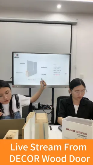 화이트 프라이밍 욕실 상판 아크 유리 패널 우드 프렌치 도어